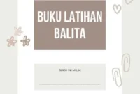 Buku Latihan Balita Toddler